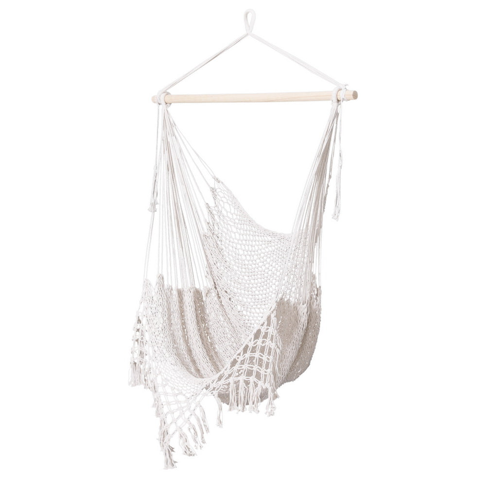 Hammock Chair | Swing | Camping Mesh | Cream