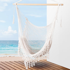 Hammock Chair | Swing | Camping Mesh | Cream