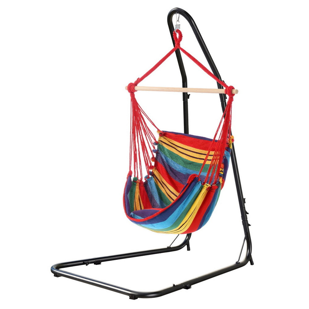 Hammock Chair + Steel Stand | Heavy Duty Outdoor Set
