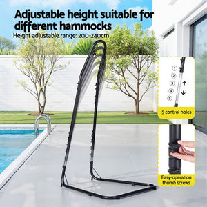 Hammock Chair + Steel Stand | Heavy Duty Outdoor Set