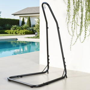 Hammock Chair Stand | Heavy Duty Steel Frame | Black Finish