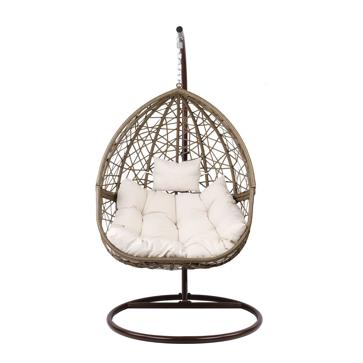 Brown Garden Hanging Swing Chair