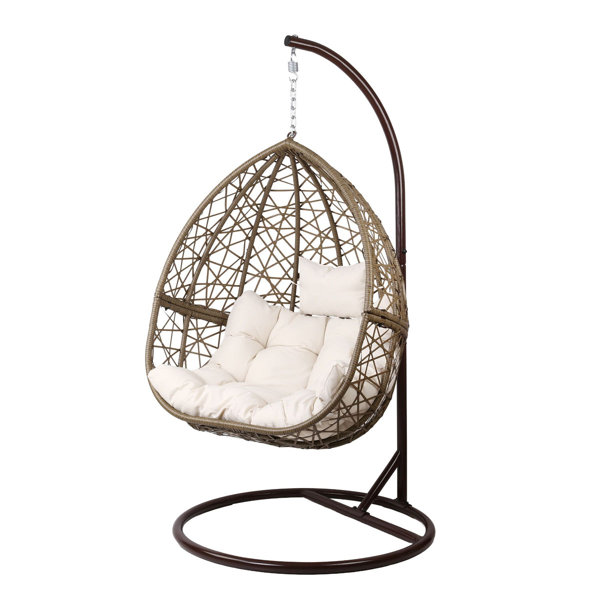 Brown Garden Hanging Swing Chair