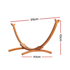 Hammock Bed | Stand Larch Wood | 315cm Length