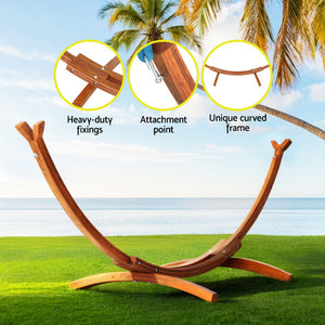 Hammock Bed | Stand Larch Wood | 315cm Length