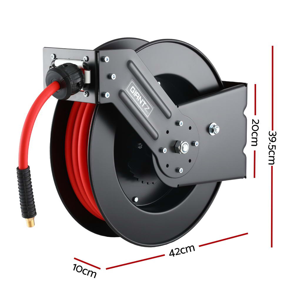 Giantz Air Hose Reel | Retractable | 3/8 IN x 15m | 300PSI