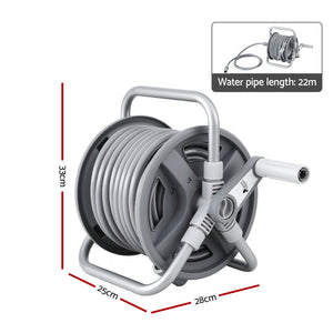 Retractable Garden Hose Reel | 20m | 1/2" Heavy Duty Hose | Auto Rewind