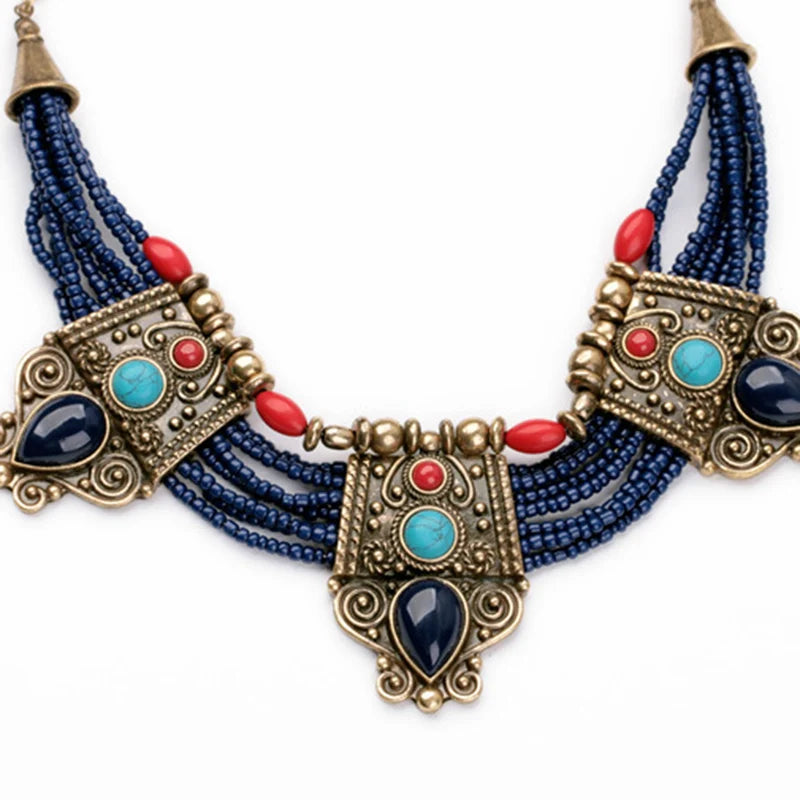 Vintage Boho Ethnic Necklace | Elegant Princess Style