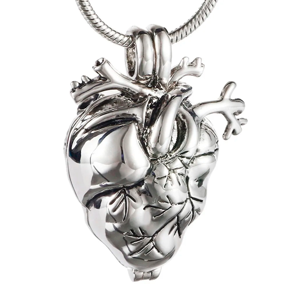 Eternity Keepsake Urn Necklace | White Gold Plated
