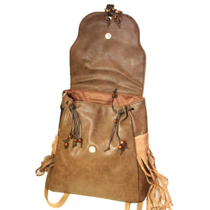 Embroidery Ethic / Hippie Designed Back Pack With Tassels