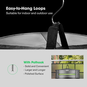 4-Layer Hanging Mesh Herb Drying Rack Kit | Enclosed Herb & Bud Dryer