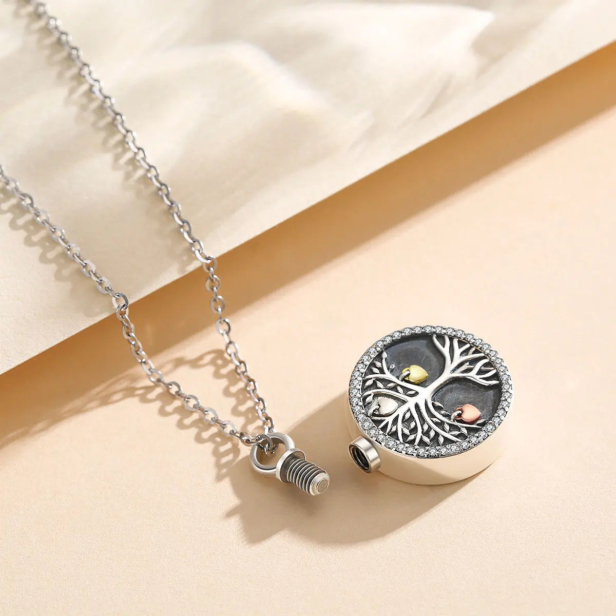 Tree of Life Cremation Locket / Pendant | 925 Sterling Silver