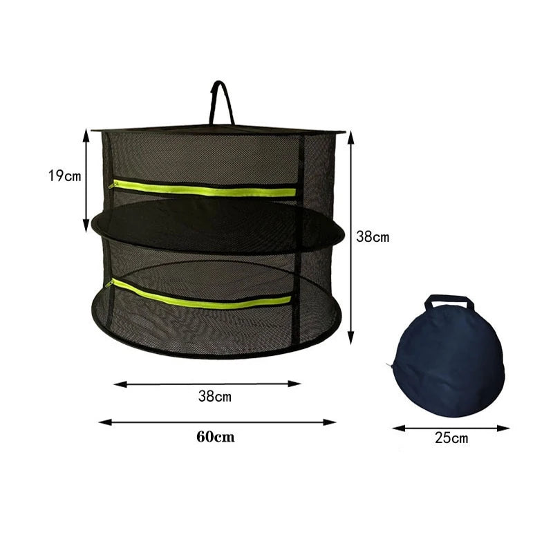 2 Teir Foldable Drying Rack For Herbs & Flower Buds | 2 Designs