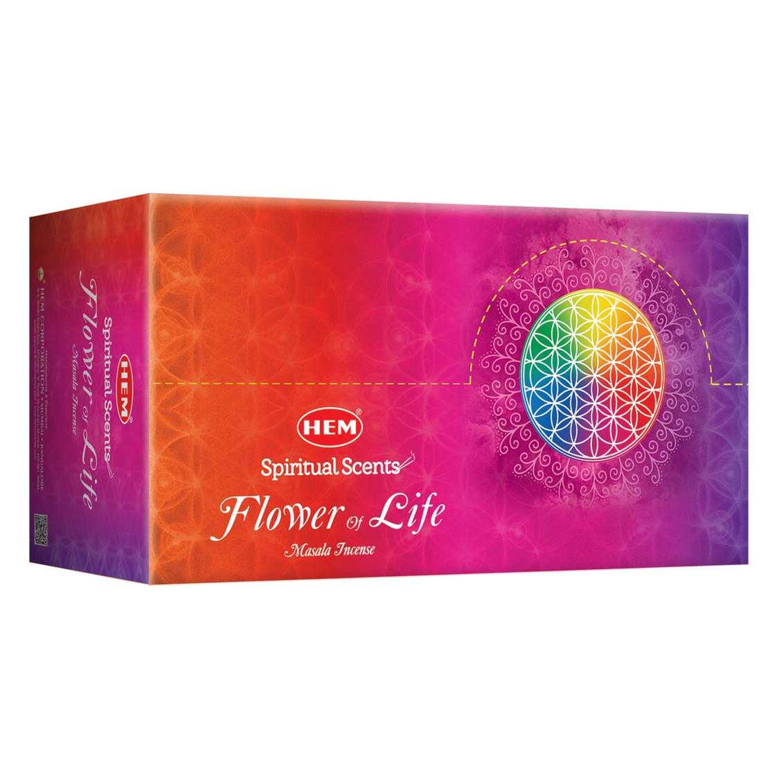 Hem Flower Of Life Incense Sticks (Masala) | 180 Grams