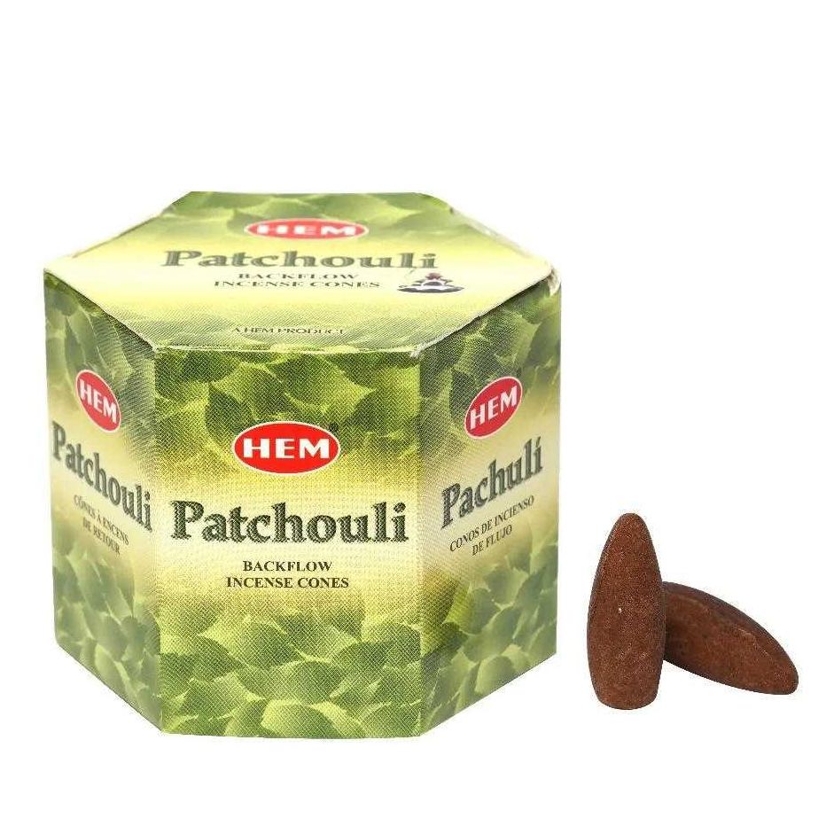 Hem Patchouli Backflow Incense Cones | Pack Of 40