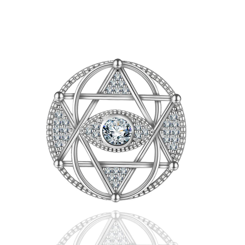 Evil Eye Bohemian Pendant Necklace | 925 Silver