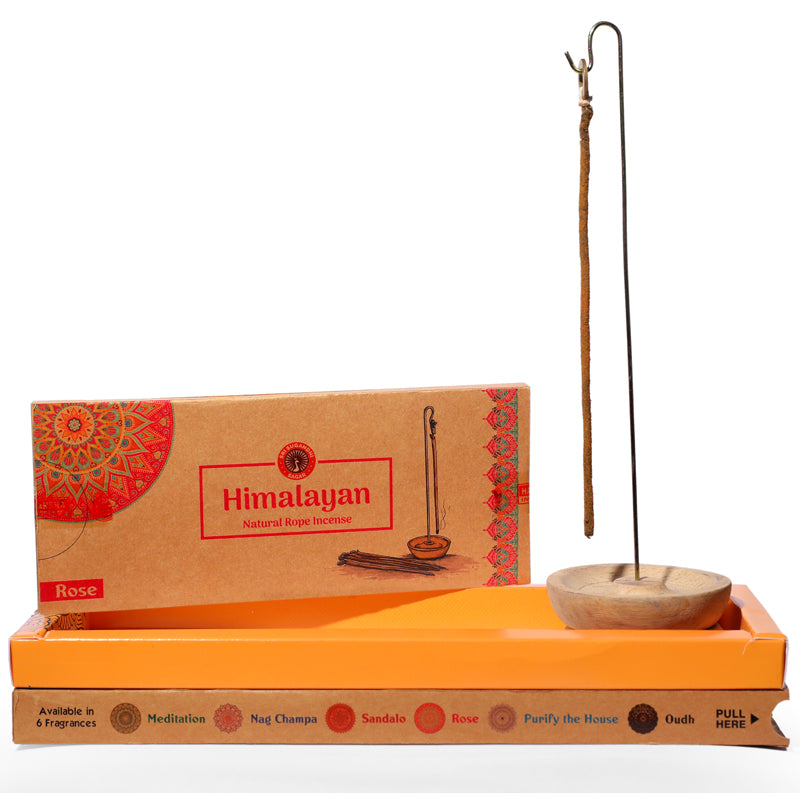 Rose Himalayan Rope Incense | Rope Refill Pack