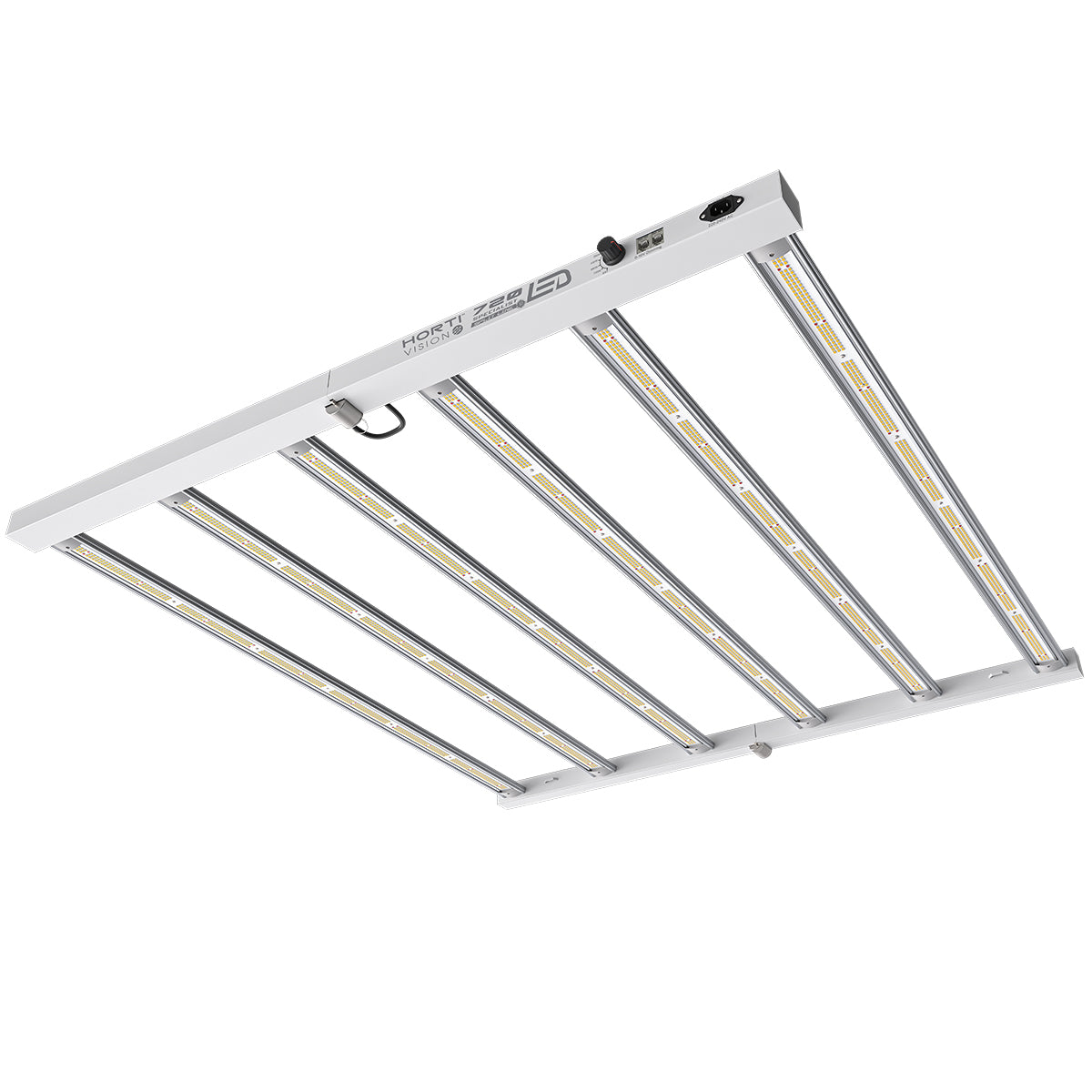 Horti-Vision 720W Split Line LED Grow Light | 3.0 µmol/J Full Spectrum Commercial Grow Light | 2160 µmol/s Dimmable