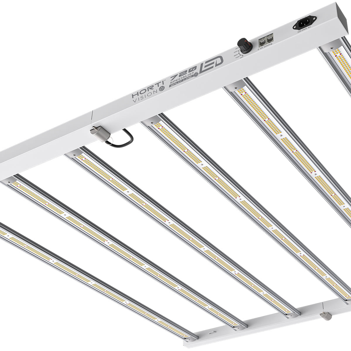 Horti-Vision 720W Split Line LED Grow Light | 3.0 µmol/J Full Spectrum Commercial Grow Light | 2160 µmol/s Dimmable