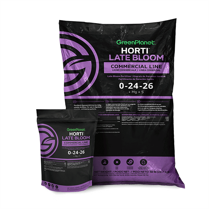 Horti Late Bloom 0-24-26 + Mg + S | Final Bloom Finisher Nutrient Formula for Ripening & Resin Production
