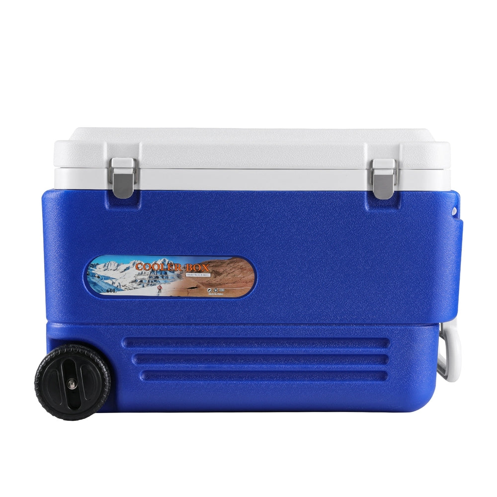 Glacio Ice Cooler Box | 60L Portable with Wheels | Camping Fridge