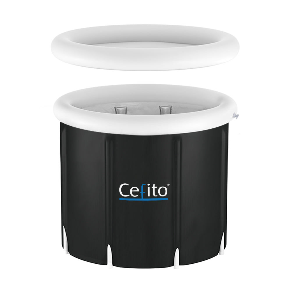 Portable | Ice Bath Tub | 70x80CM | Inflatable | Folding Bathtub | Spa Massage