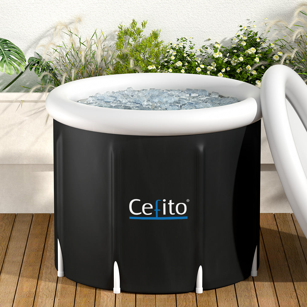 Portable | Ice Bath Tub | 70x80CM | Inflatable | Folding Bathtub | Spa Massage