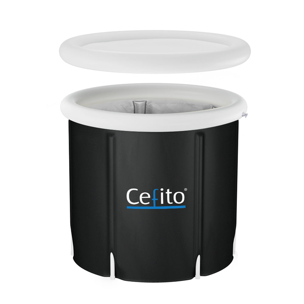 Portable | Ice Bath Tub | 75x75CM | Inflatable | Cold Water Folding Bathtub | Spa Massage