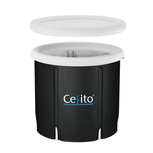 Portable | Ice Bath Tub | 75x75CM | Inflatable | Cold Water Folding Bathtub | Spa Massage