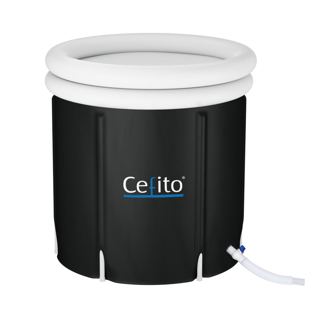 Portable | Ice Bath Tub | 75x75CM | Inflatable | Cold Water Folding Bathtub | Spa Massage