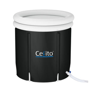 Portable | Ice Bath Tub | 75x75CM | Inflatable | Cold Water Folding Bathtub | Spa Massage