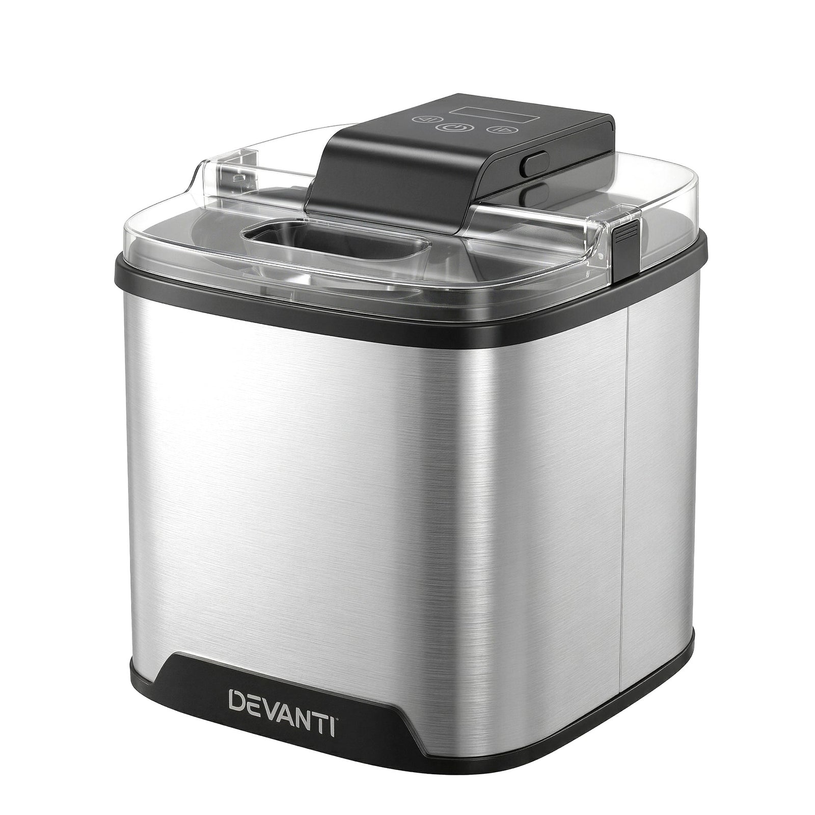 Ice Cream Maker | 2L Gelato, Sorbet & Frozen Drink Machine | Silver