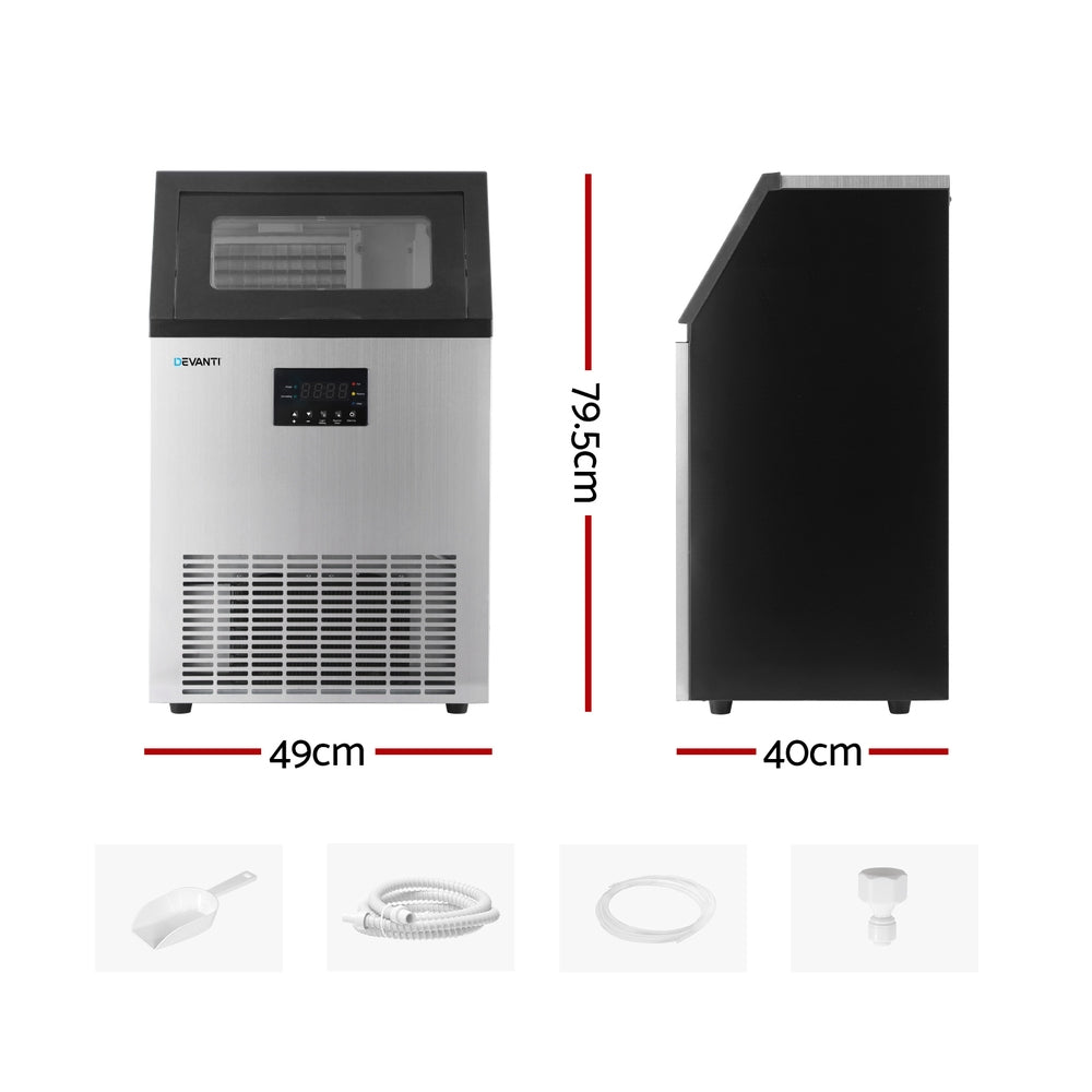 Devanti 45kg Ice Maker | Commercial Machine