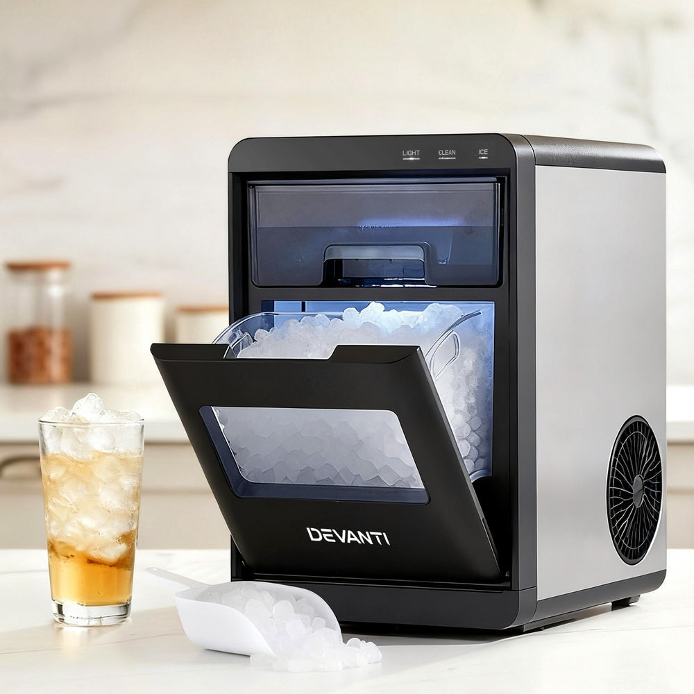 Nugget Ice Maker | 20kg | Self Cleaning | Countertop Chewable Ice