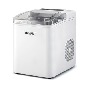 Countertop Ice Maker | 12kg | Self Cleaning | 1.2L | White
