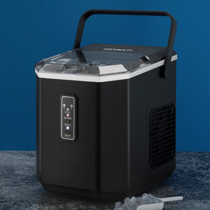 12kg Ice Maker Machine | 1.3L | Scoop Holder | Black | Efficient Ice Production