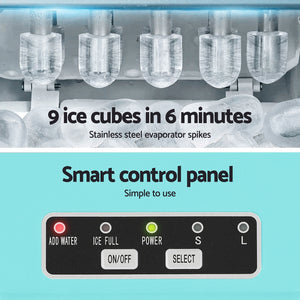 Ice Maker Machine | 12kg | Self Cleaning | Green