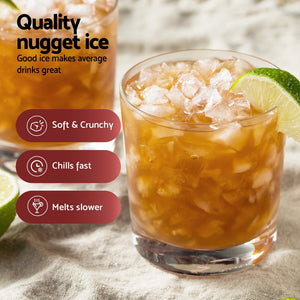 Nugget Ice Maker | 15kg | Chewable Ice | Countertop