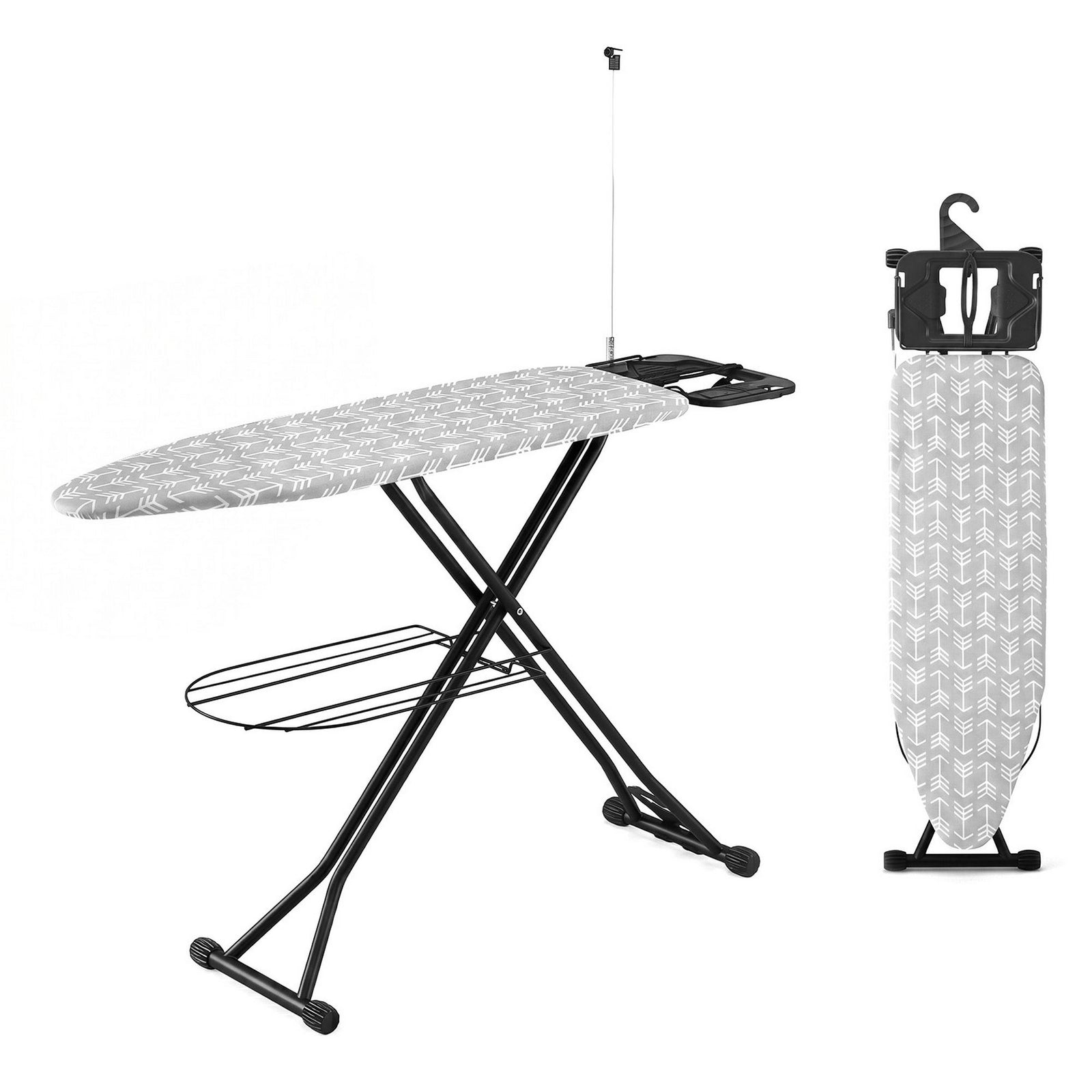Foldable Ironing Board | Arrow Design with Iron Rest
