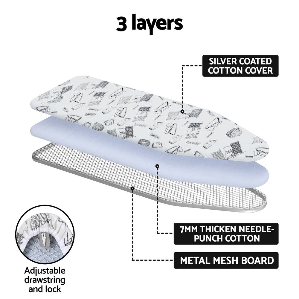 Ironing Board | Wall Mounted | Foldable | White