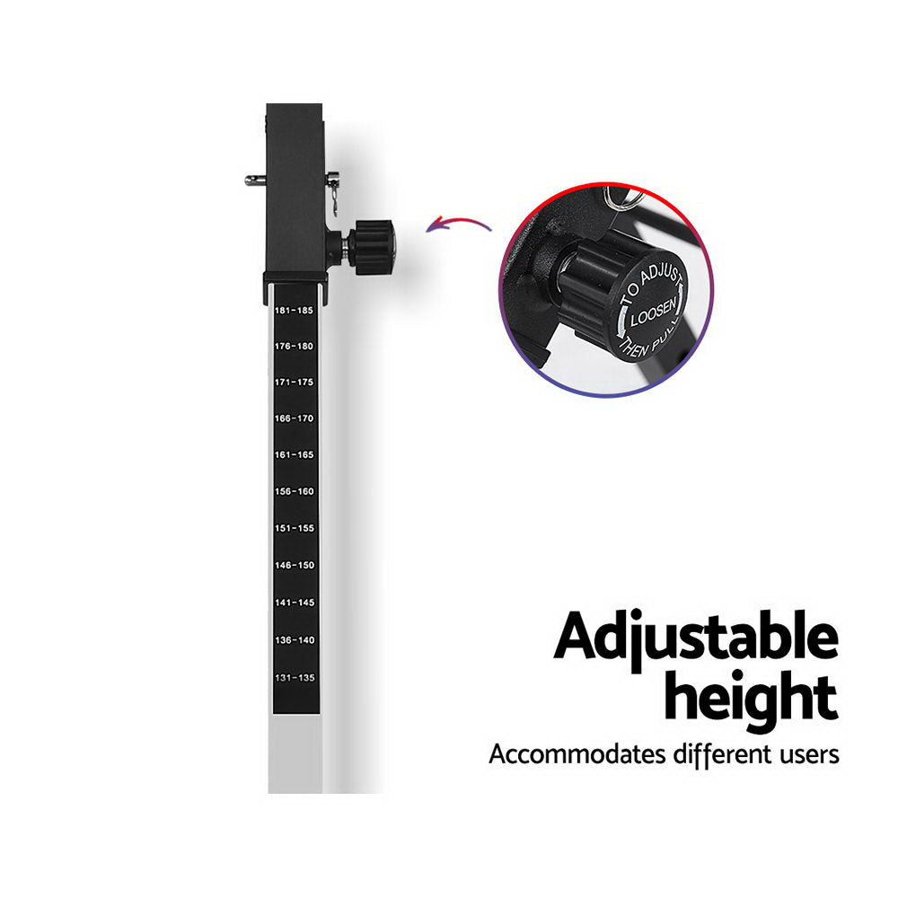 Everfit Inversion Table | Gravity Exercise Inverter | Back Stretcher | Home Gym | Black