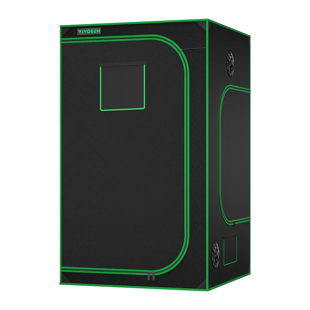 Indoor Grow Tent | 122cm x 122cm x 203cm | 600D Oxford | Lightproof Mylar Lined