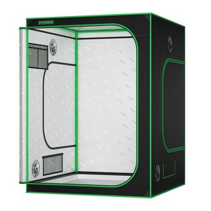 Indoor Grow Tent | 152cm x 152cm x 203cm | 600D Oxford | Lightproof Mylar Lined