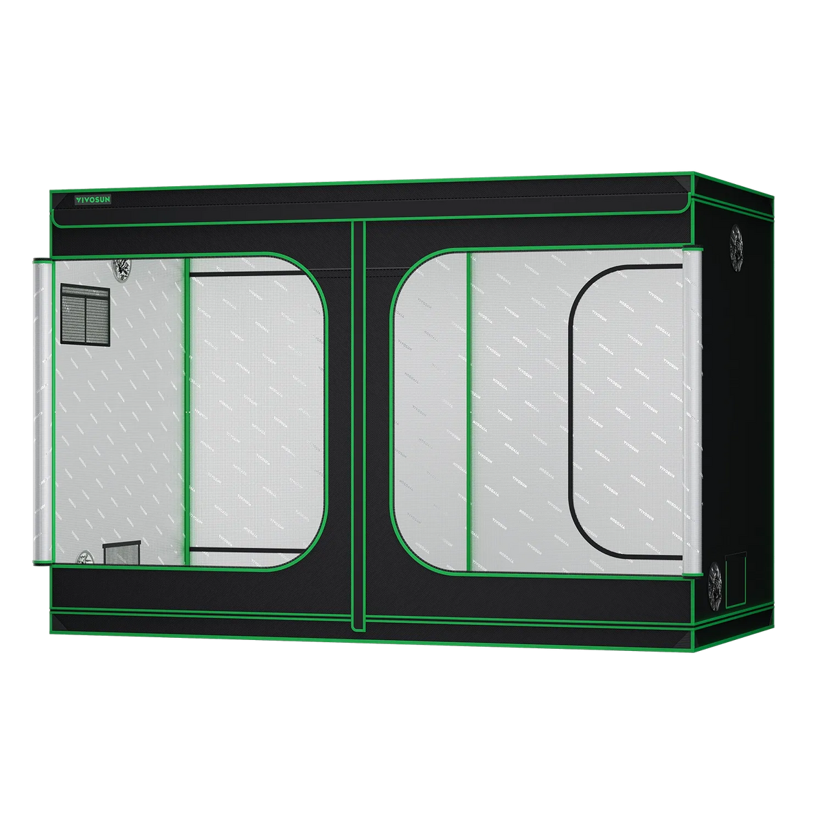 Indoor Grow Tent | 152cm x 305cm x 203cm | 600D Oxford | Lightproof Mylar Lined