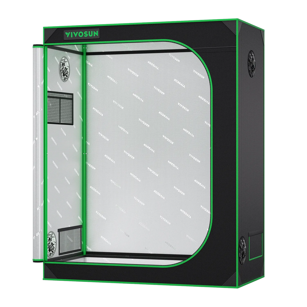 Indoor Grow Tent | 61cm x 122cm x 152cm | 600D Oxford | Lightproof Mylar Lined