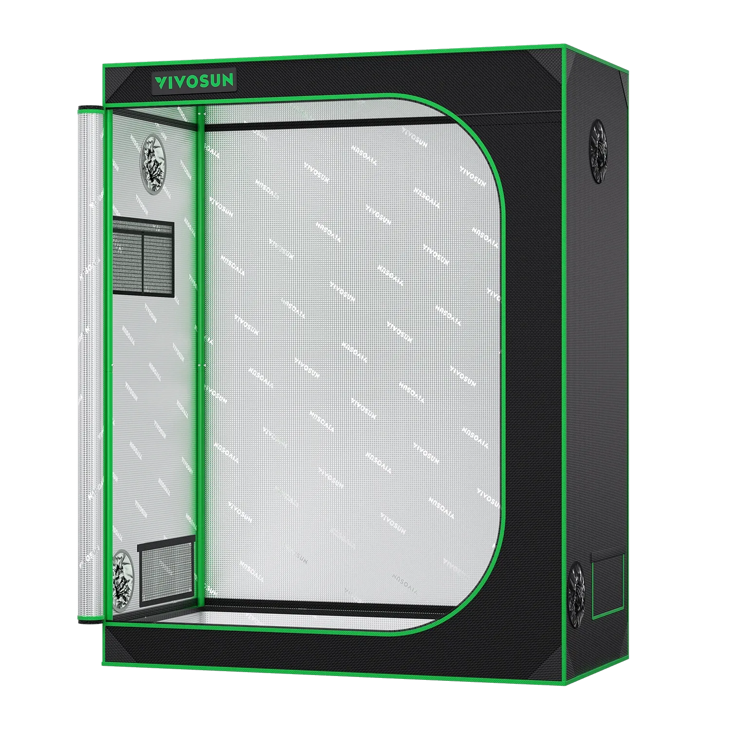 Indoor Grow Tent | 61cm x 122cm x 152cm | 600D Oxford | Lightproof Mylar Lined