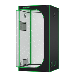 Indoor Grow Tent | 91cm x 91cm x 183cm | 600D Oxford | Lightproof Mylar Lined