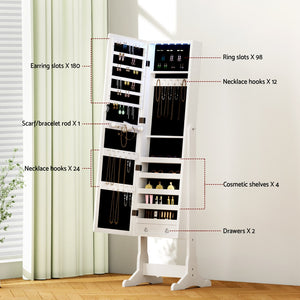Jewellery Cabinet | Mirror | Free Standing