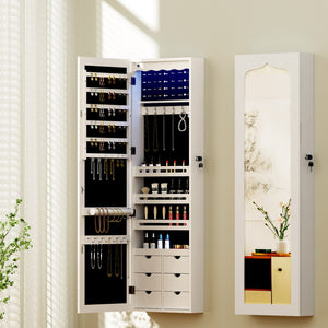 Jewellery Cabinet | LED Mirror | Lockable