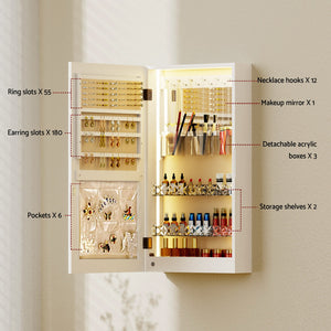 Jewellery Cabinet | Mirror Door | Wall Mount